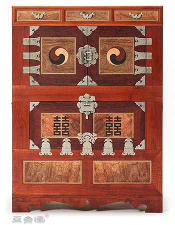 전주태극이층장